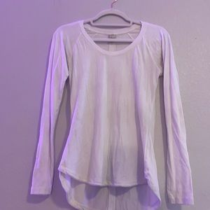 plain white long sleeve tee
